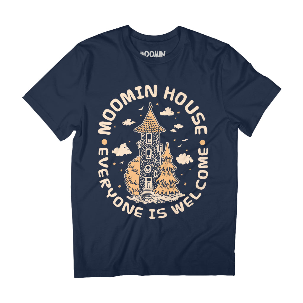 Moominhouse Everyone Is Welcome Adult T-Shirt