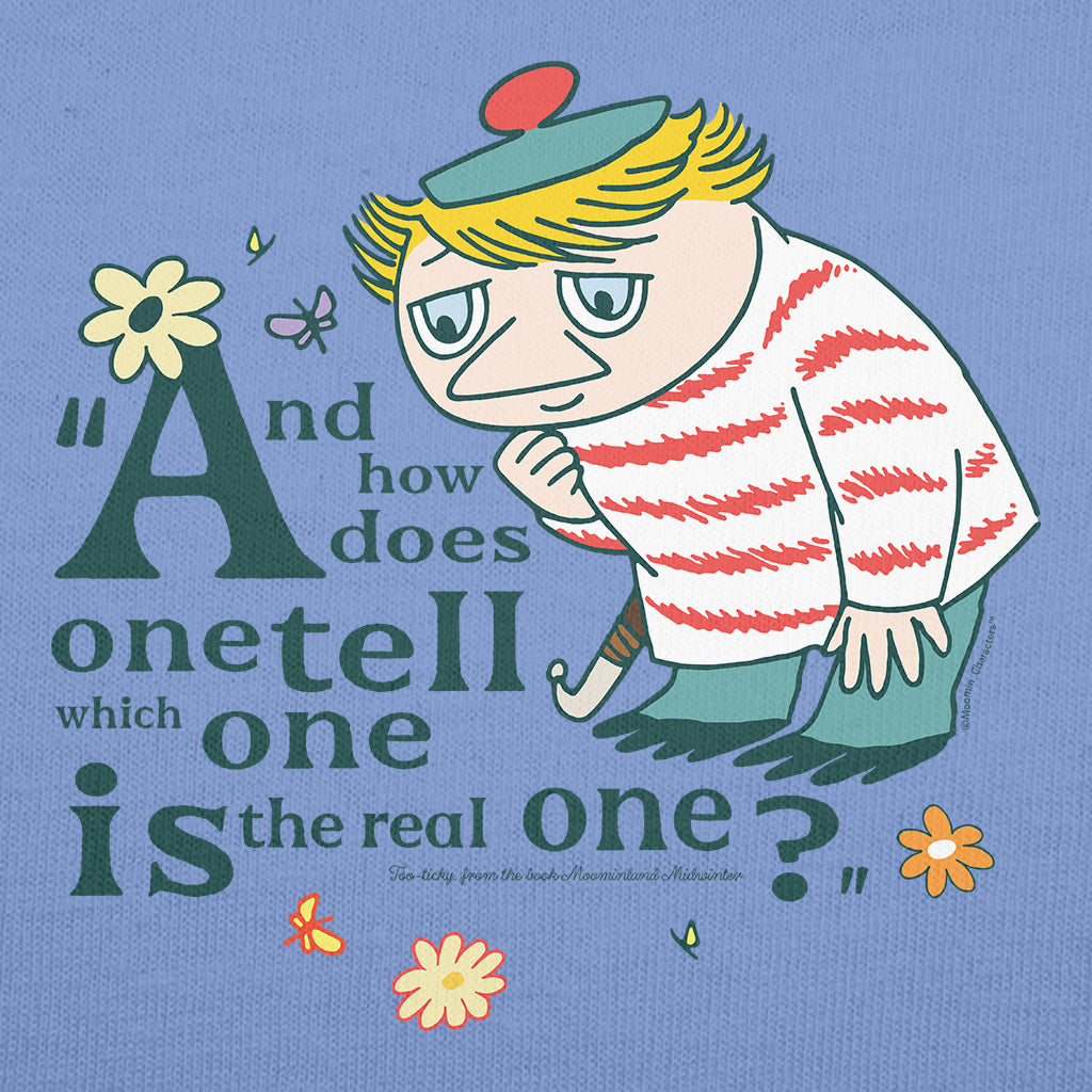 Moomin Too-Ticky Quote Adult T-Shirt