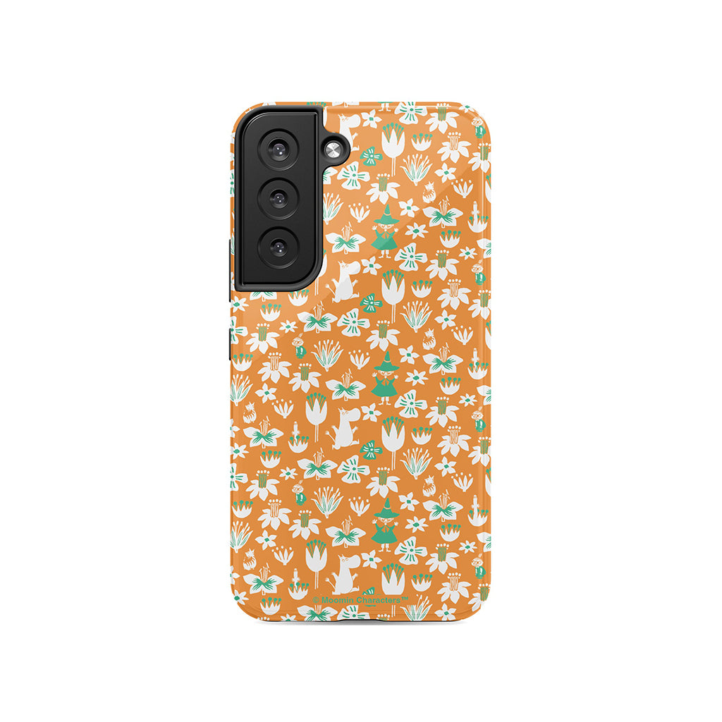 Moomintroll, Snufkin And Flowers Galaxy Tough Case