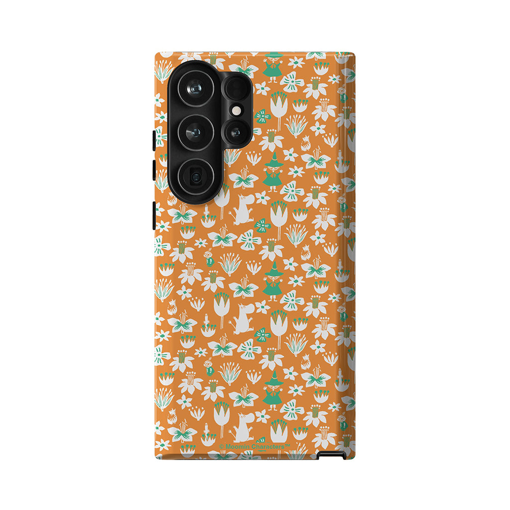 Moomintroll, Snufkin And Flowers Galaxy Tough Case