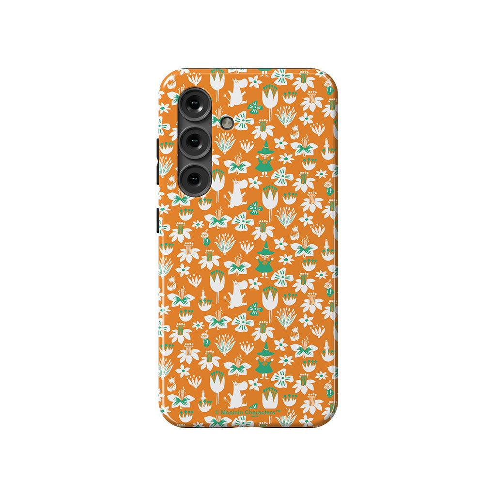 Moomintroll, Snufkin And Flowers Galaxy Tough Case