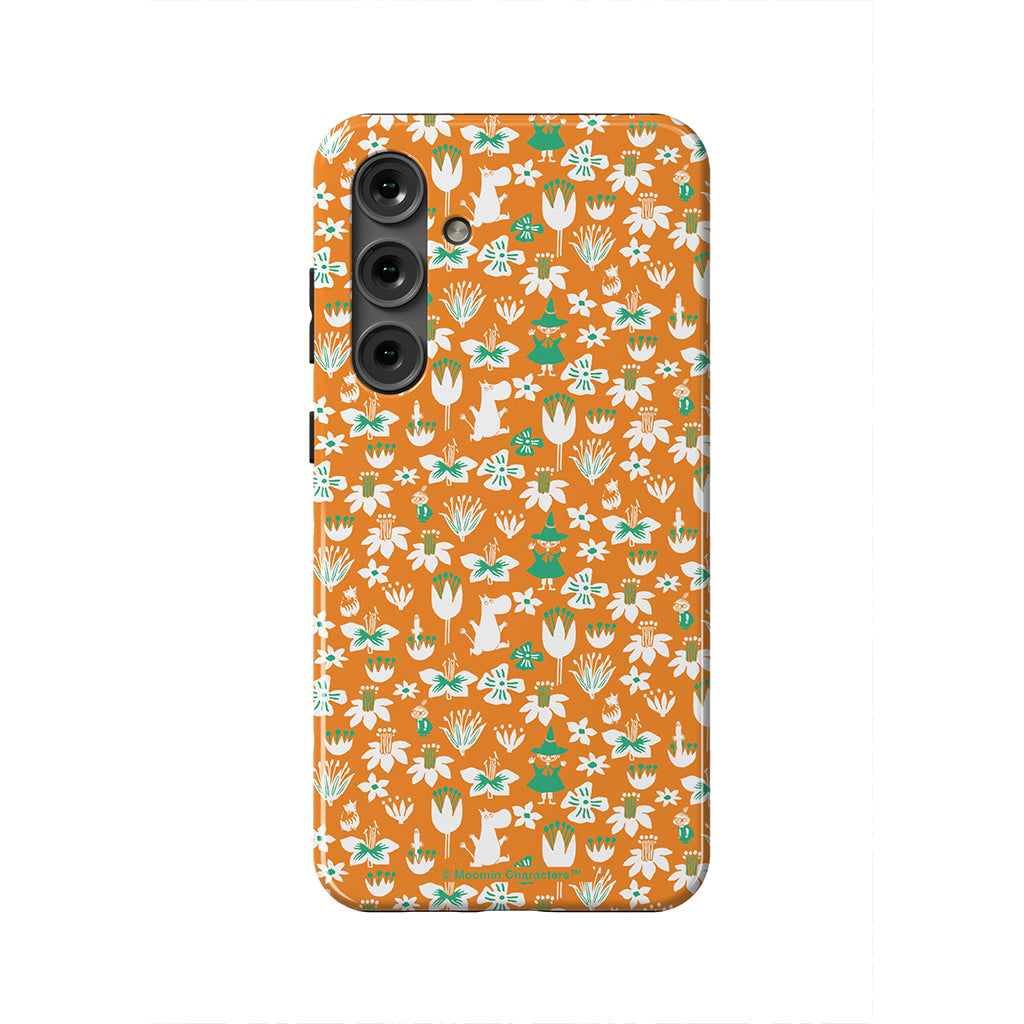 Moomintroll, Snufkin And Flowers Galaxy Tough Case