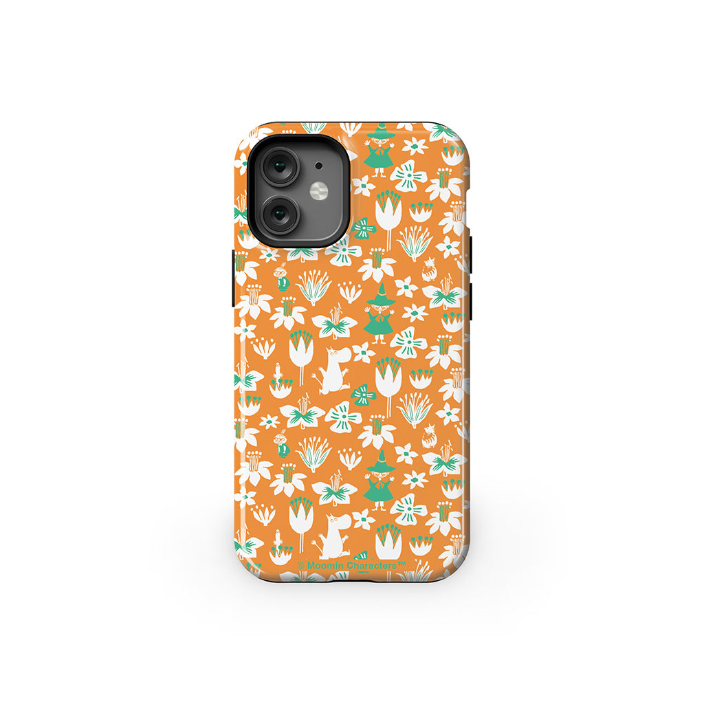 Moomintroll, Snufkin And Flowers Apple iPhone Tough Case