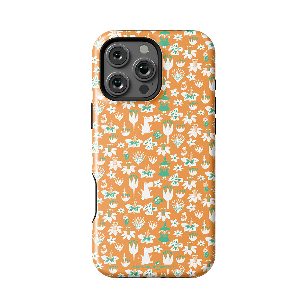 Moomintroll, Snufkin And Flowers Apple iPhone MagSafe Tough Case