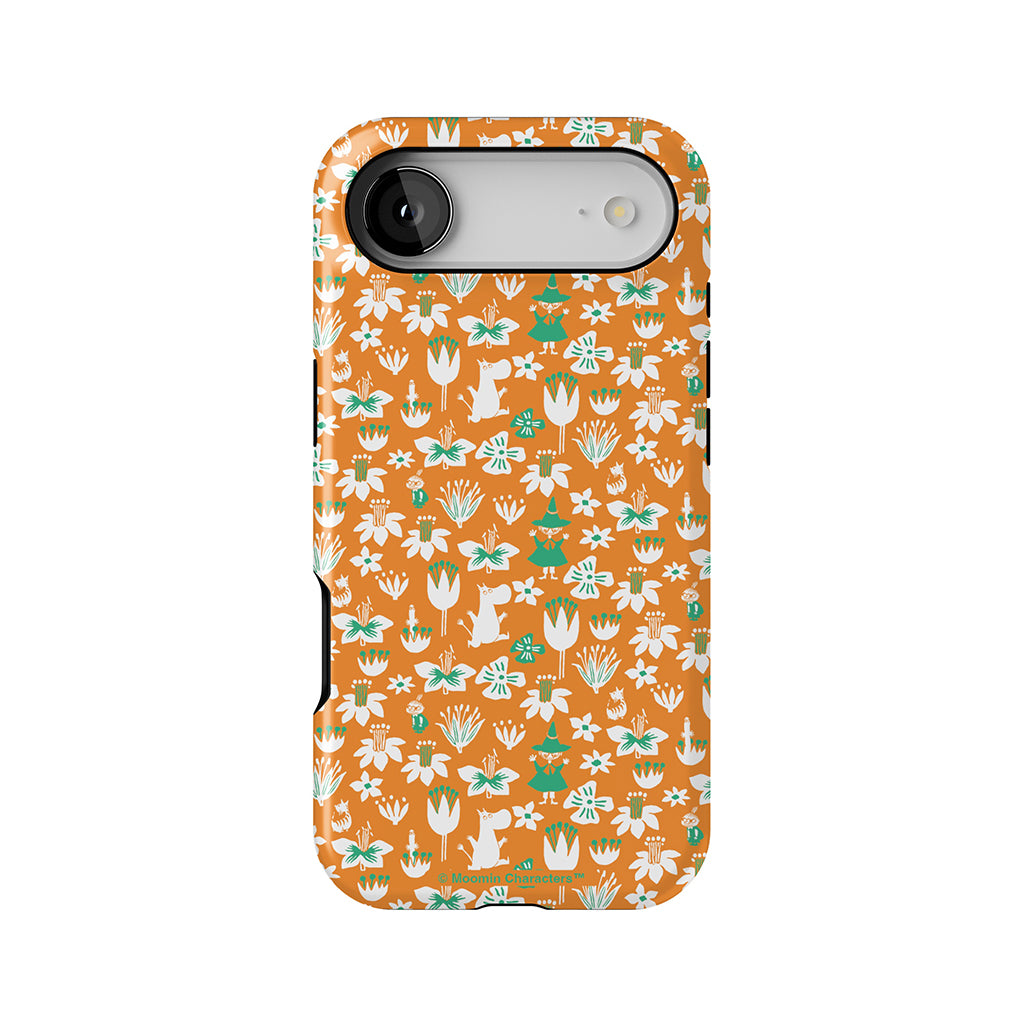 Moomintroll, Snufkin And Flowers Apple iPhone Tough Case