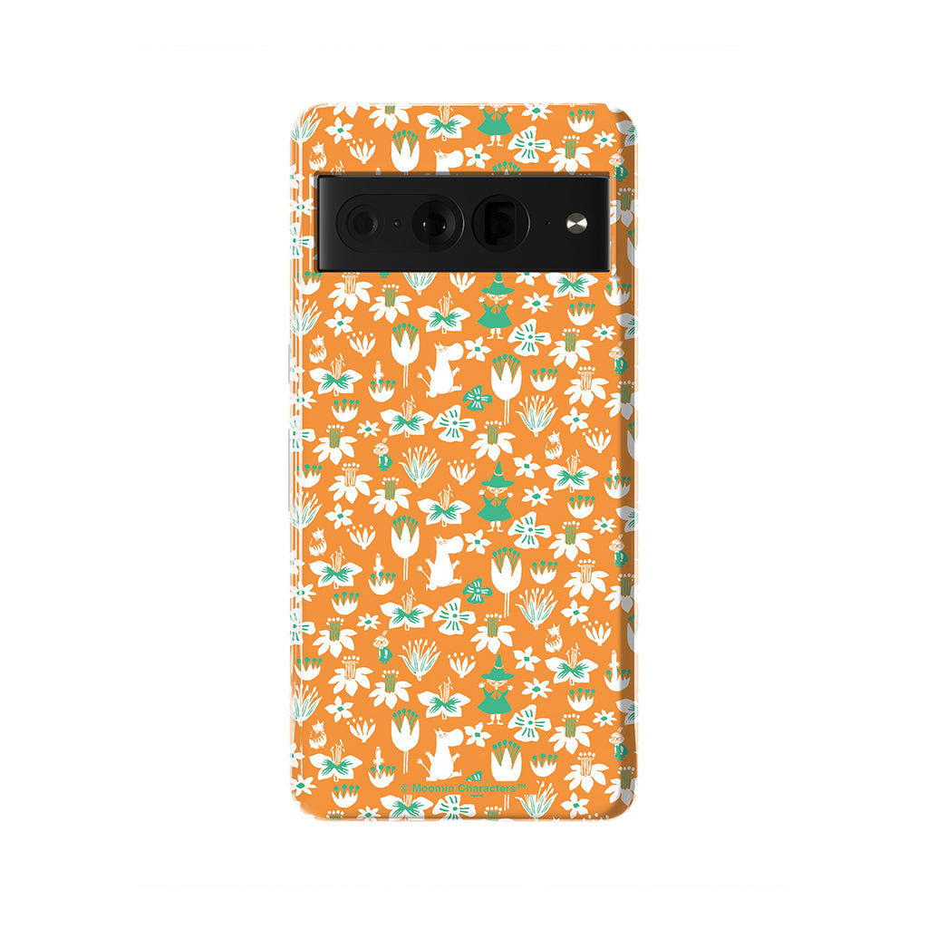 Moomintroll, Snufkin And Flowers Google Pixel Tough Case
