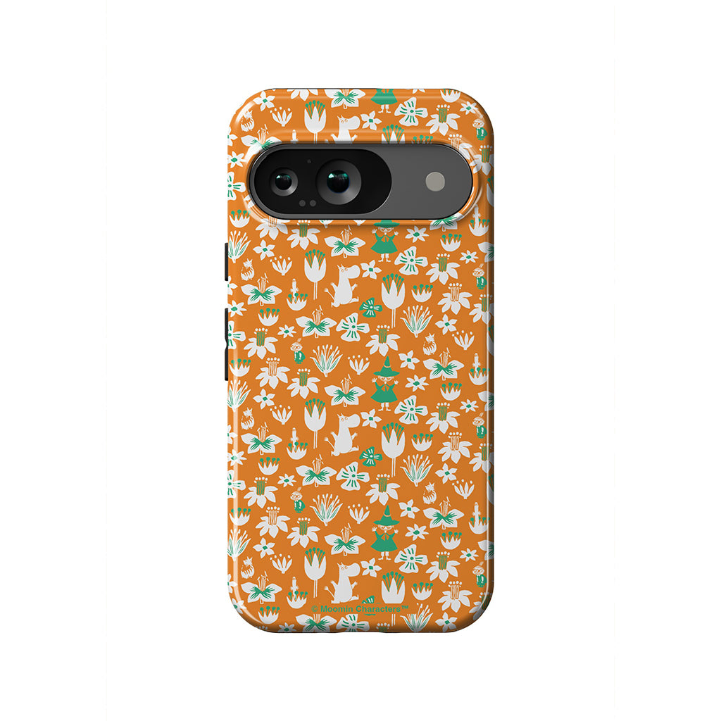 Moomintroll, Snufkin And Flowers Google Pixel Tough Case - Casestry | Moomin Shop US
