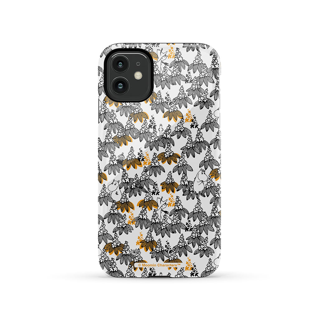 Moomintroll, Snorkmaiden And Friends In The Flowers Apple iPhone Tough Case