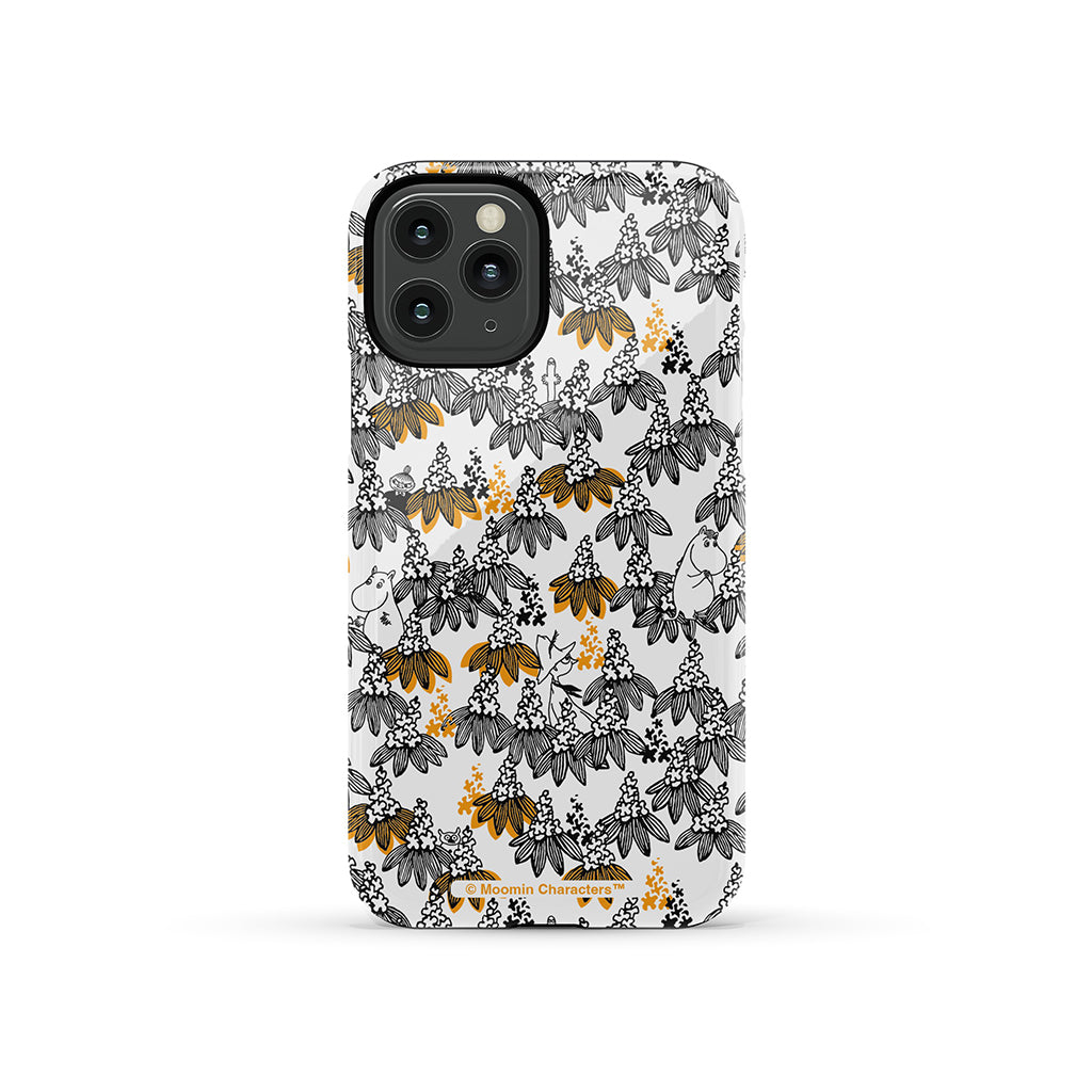 Moomintroll, Snorkmaiden And Friends In The Flowers Apple iPhone Tough Case