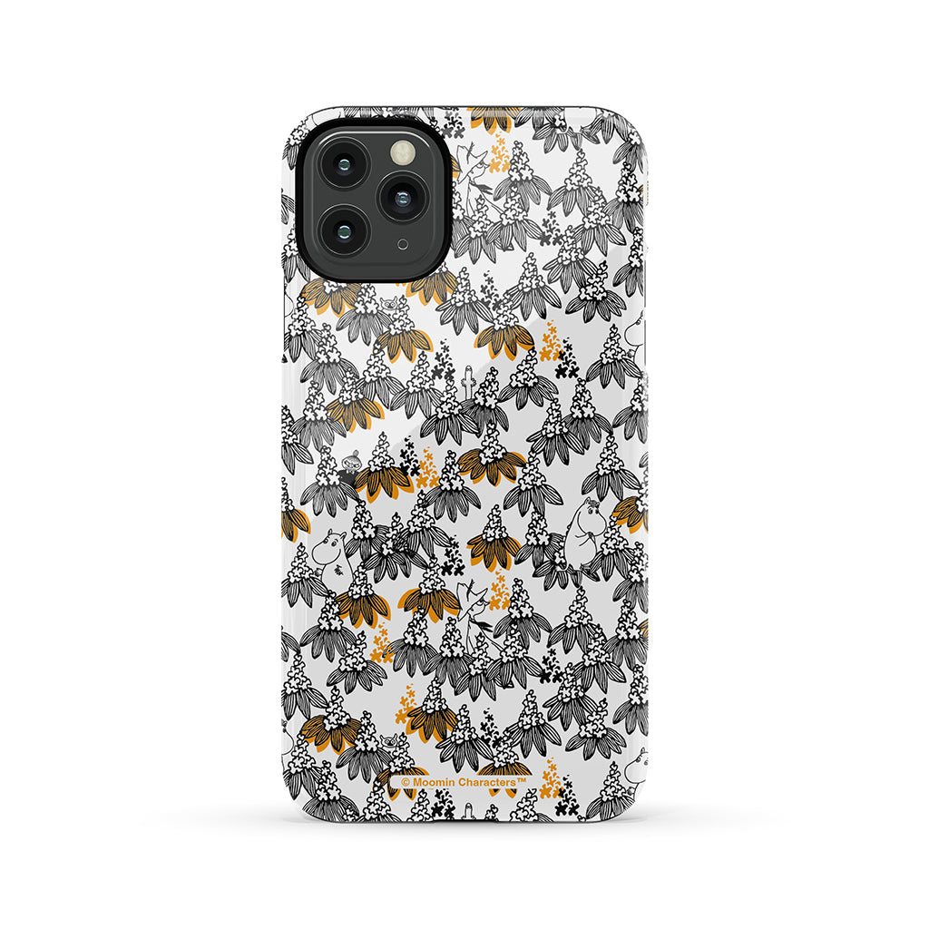Moomintroll, Snorkmaiden And Friends In The Flowers Apple iPhone Tough Case