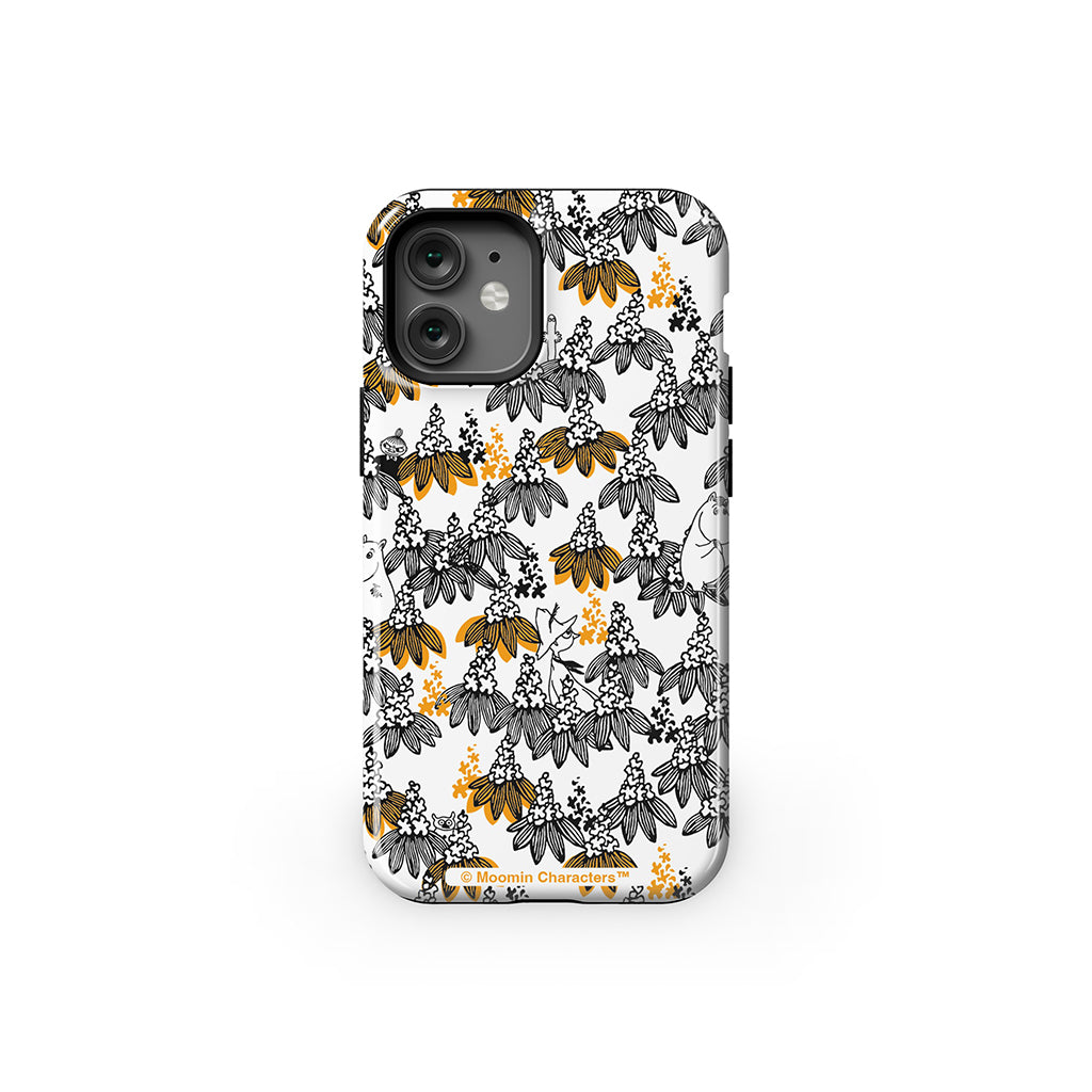 Moomintroll, Snorkmaiden And Friends In The Flowers Apple iPhone Tough Case