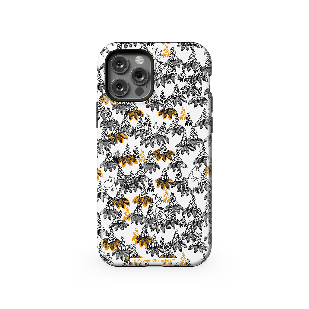 Moomintroll, Snorkmaiden And Friends In The Flowers Apple iPhone Tough Case