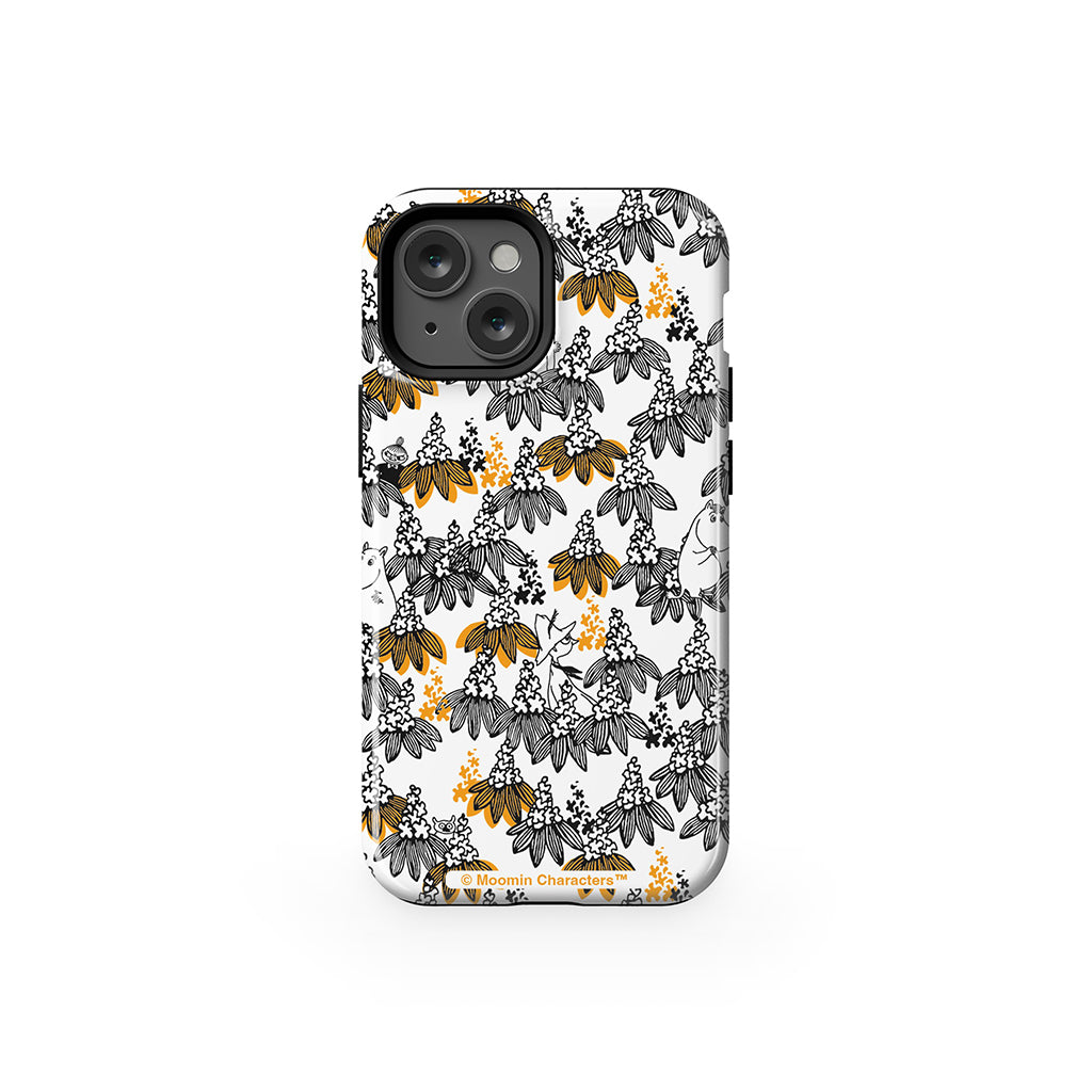 Moomintroll, Snorkmaiden And Friends In The Flowers Apple iPhone Tough Case