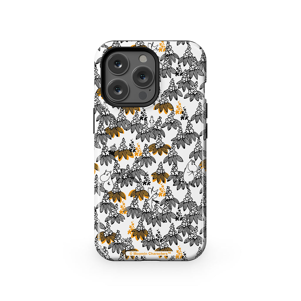 Moomintroll, Snorkmaiden And Friends In The Flowers Apple iPhone Tough Case