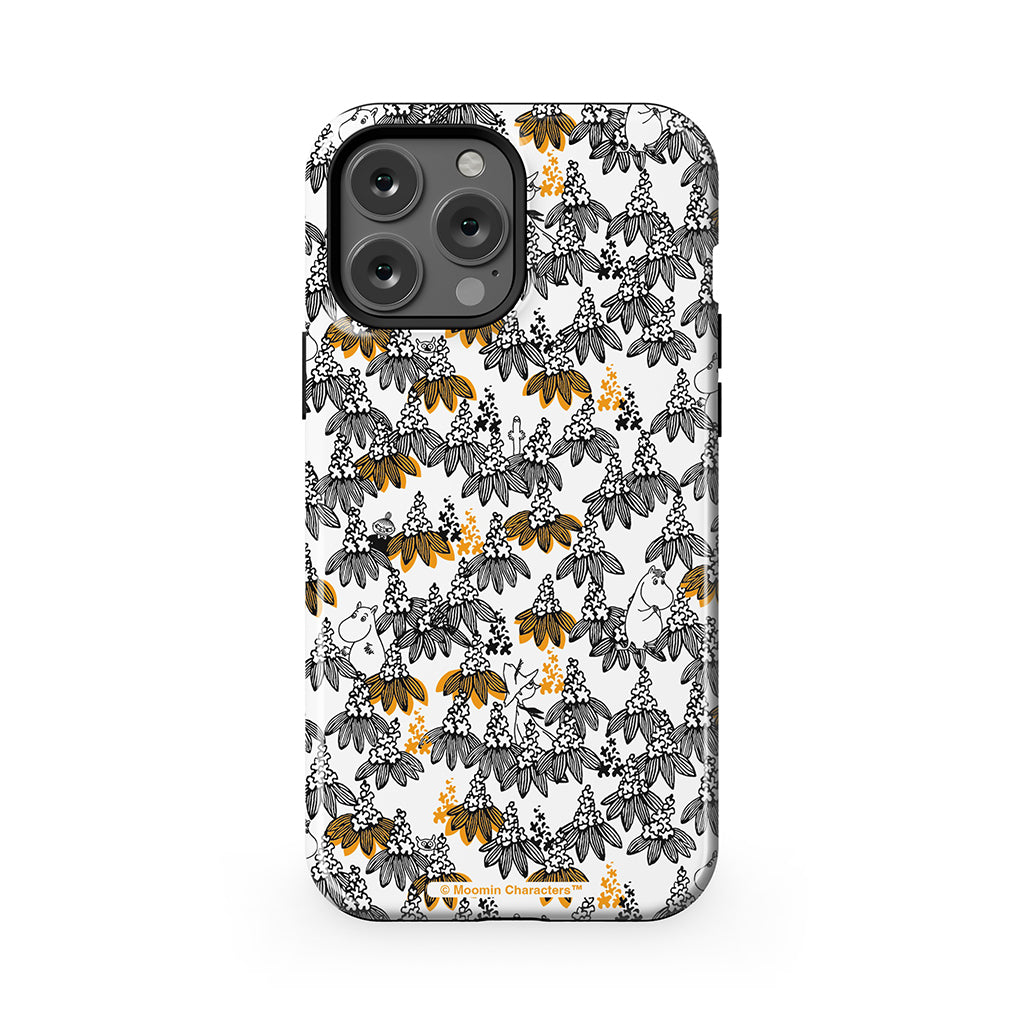 Moomintroll, Snorkmaiden And Friends In The Flowers Apple iPhone Tough Case
