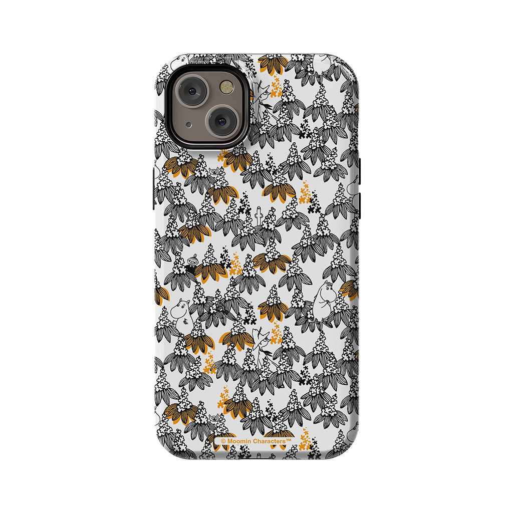 Moomintroll, Snorkmaiden And Friends In The Flowers Apple iPhone Tough Case