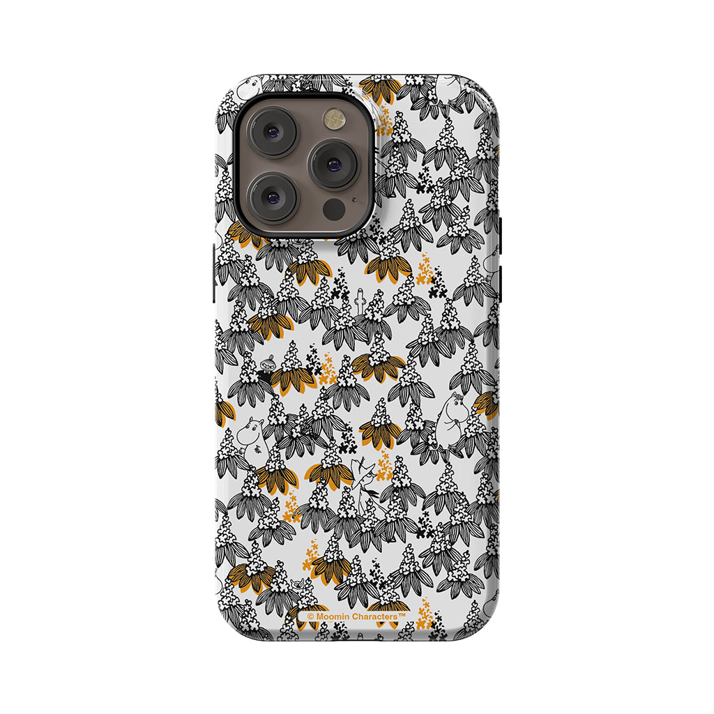 Moomintroll, Snorkmaiden And Friends In The Flowers Apple iPhone Tough Case