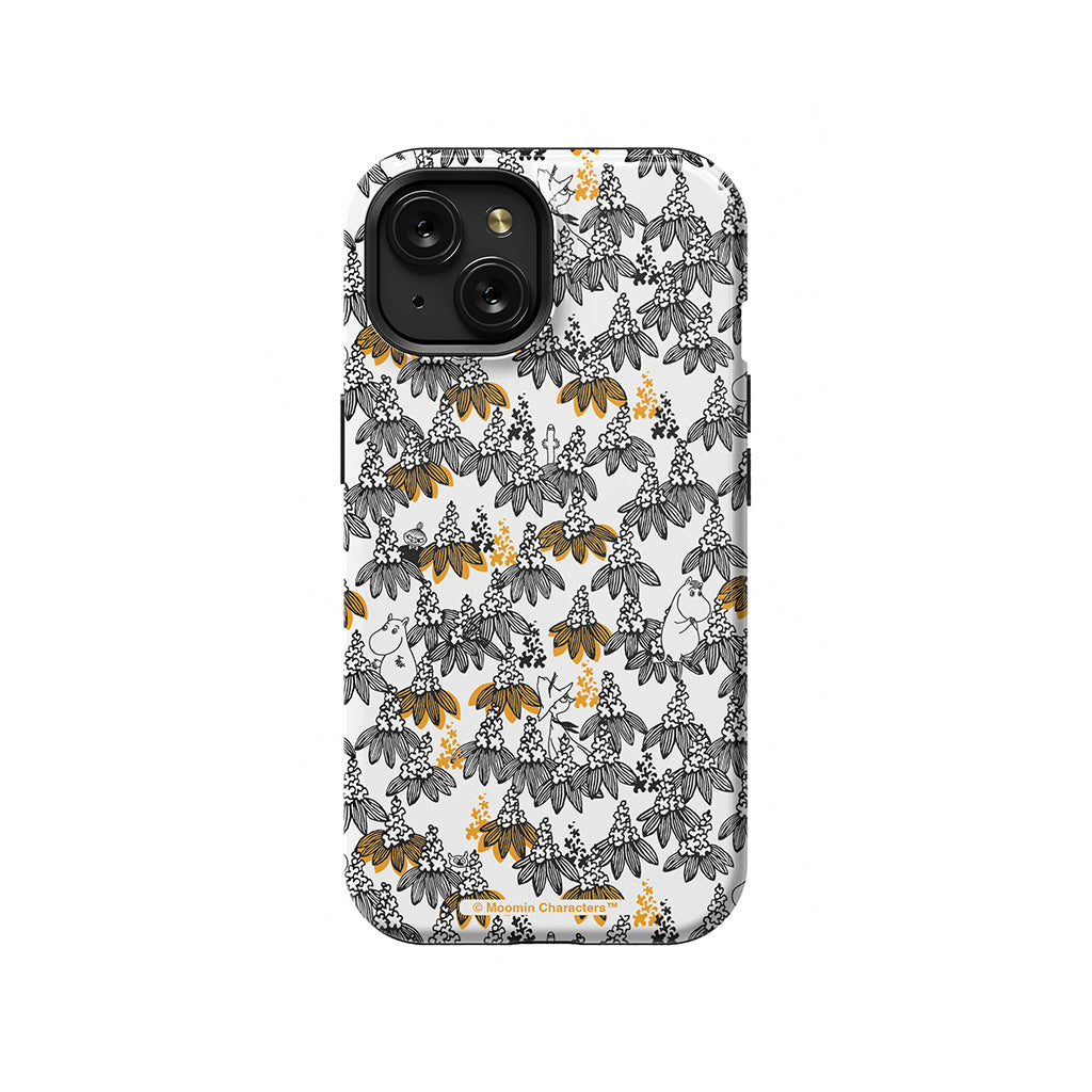 Moomintroll, Snorkmaiden And Friends In The Flowers Apple iPhone Tough Case