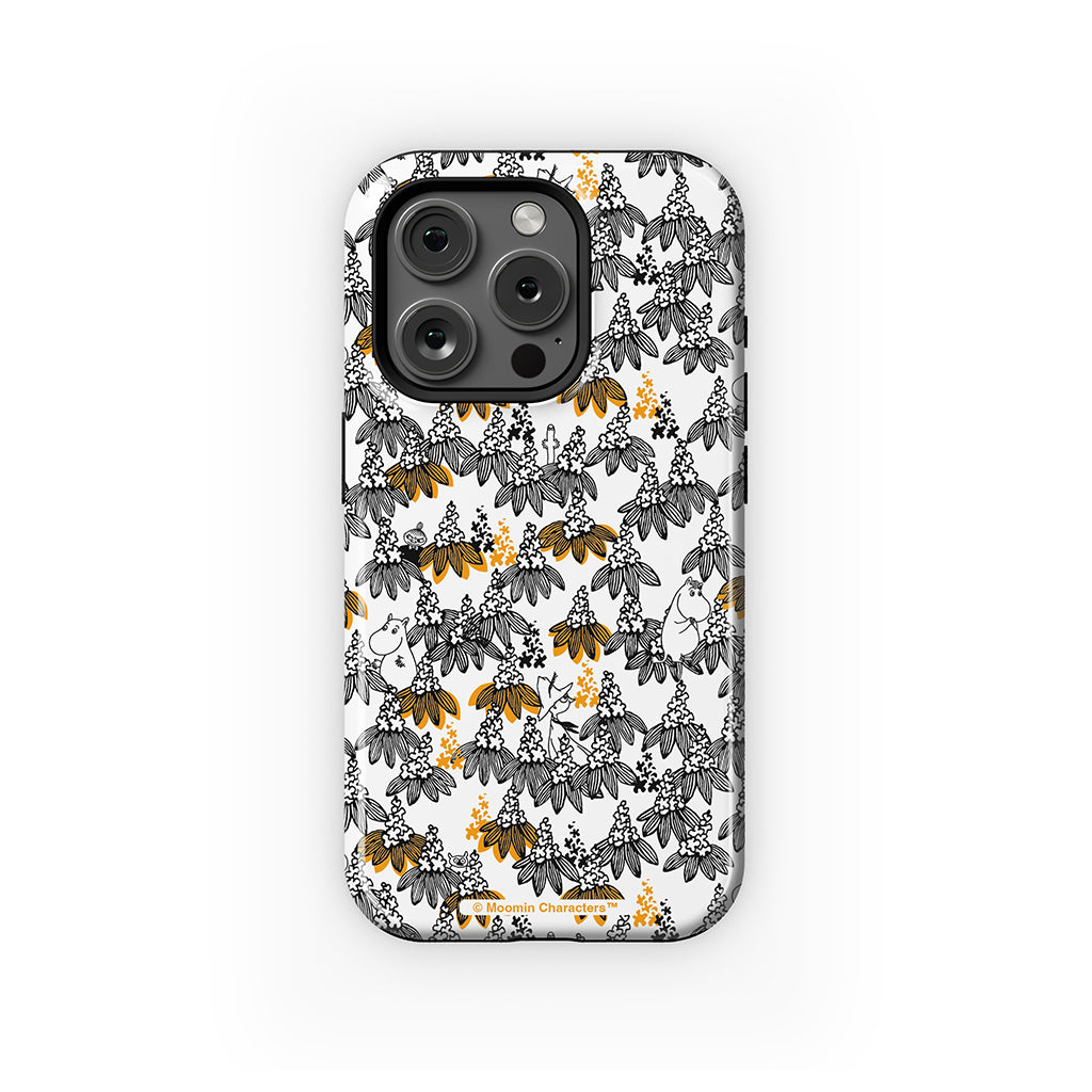 Moomintroll, Snorkmaiden And Friends In The Flowers Apple iPhone Tough Case