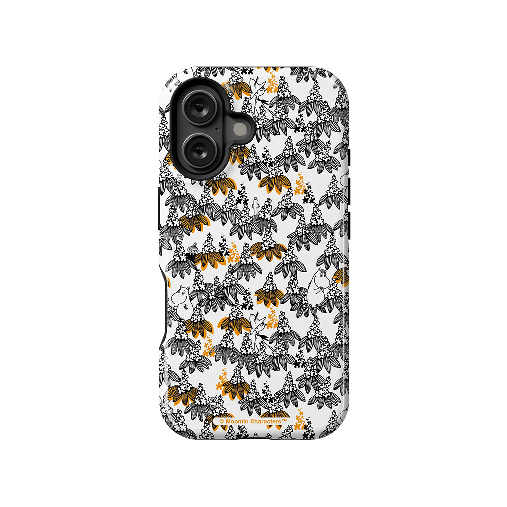 Moomintroll, Snorkmaiden And Friends In The Flowers Apple iPhone Tough Case