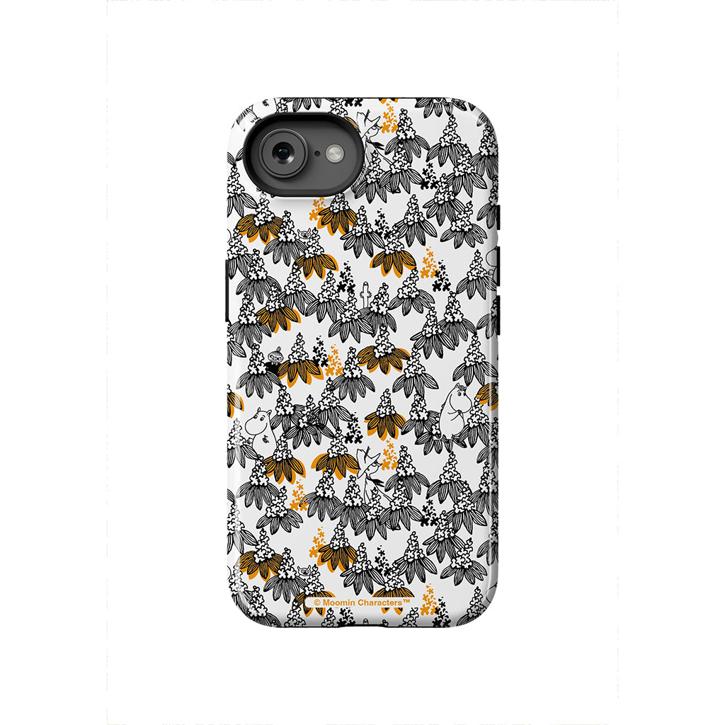 Moomintroll, Snorkmaiden And Friends In The Flowers Apple iPhone Tough Case