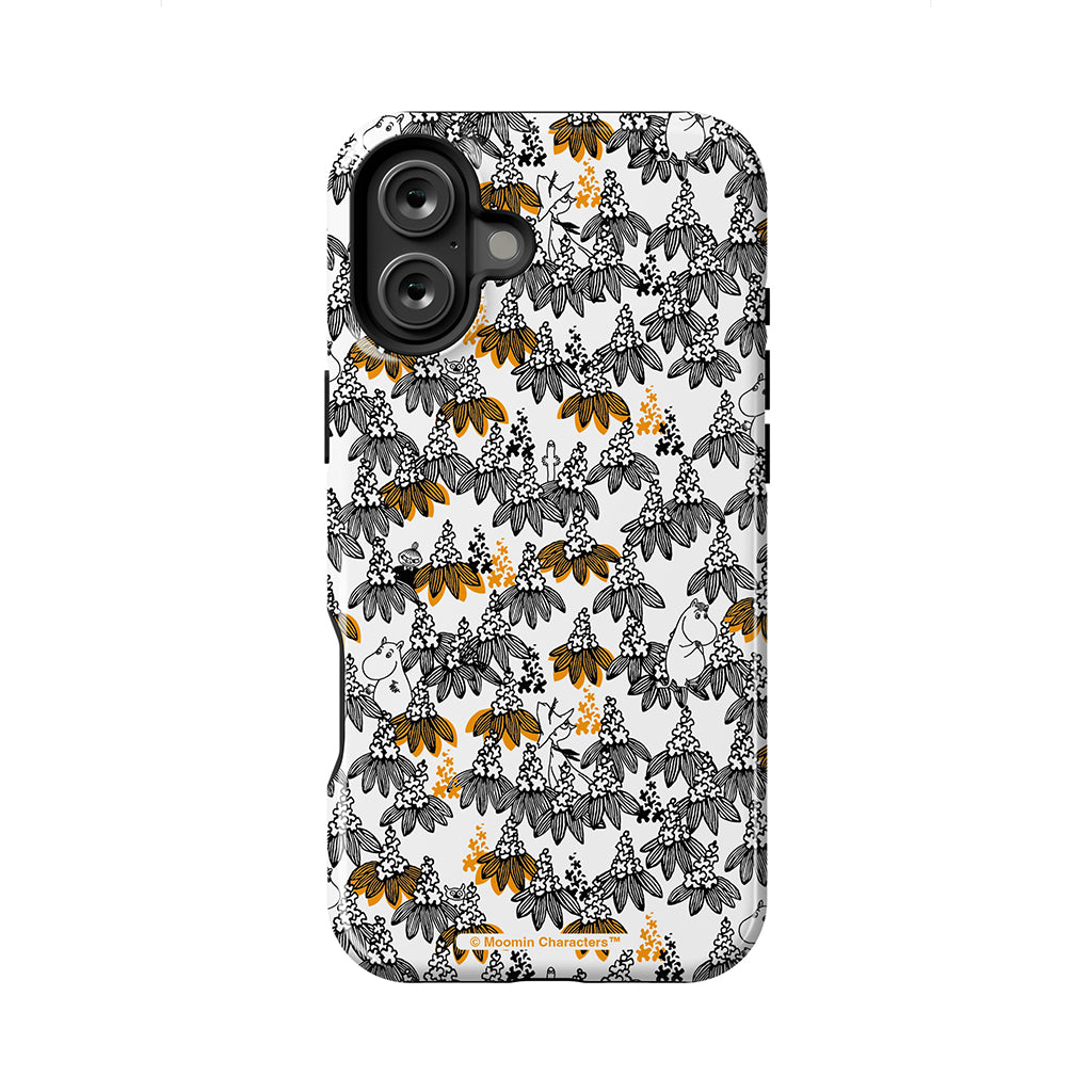 Moomintroll, Snorkmaiden And Friends In The Flowers Apple iPhone Tough Case