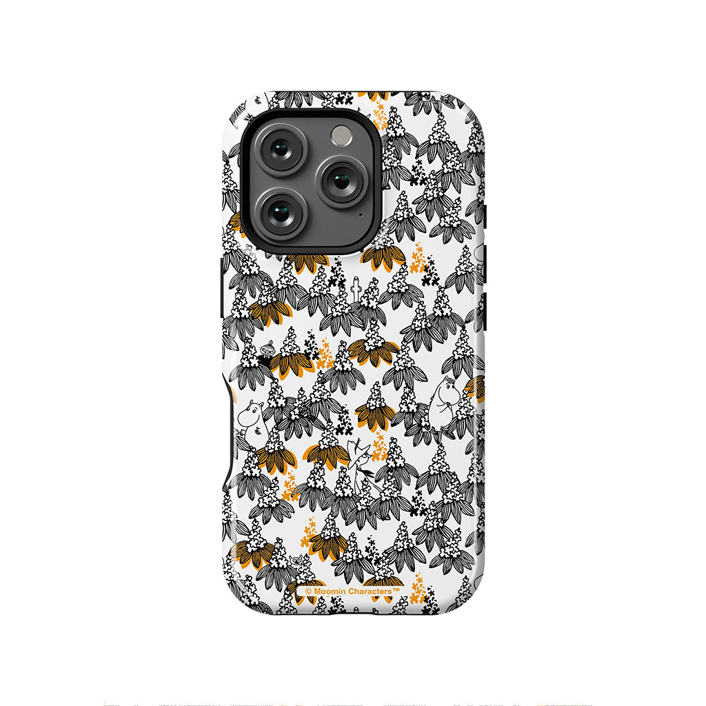 Moomintroll, Snorkmaiden And Friends In The Flowers Apple iPhone Tough Case