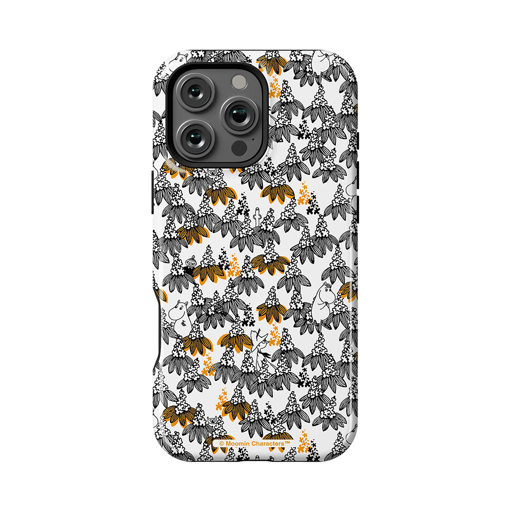 Moomintroll, Snorkmaiden And Friends In The Flowers Apple iPhone Tough Case