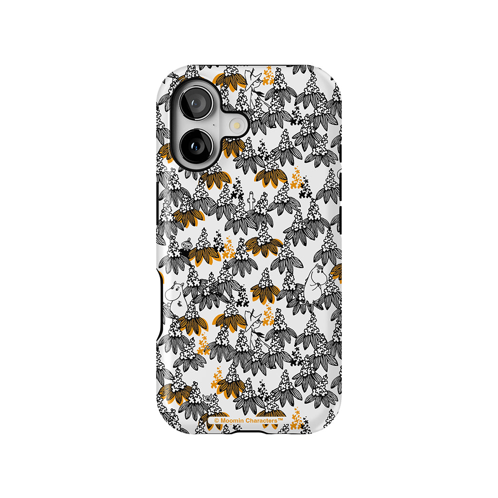 Moomintroll, Snorkmaiden And Friends In The Flowers Apple iPhone Tough Case