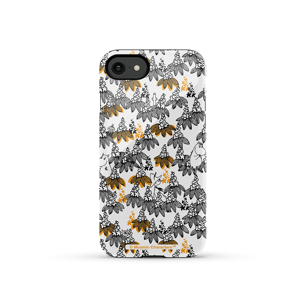 Moomintroll, Snorkmaiden And Friends In The Flowers Apple iPhone Tough Case