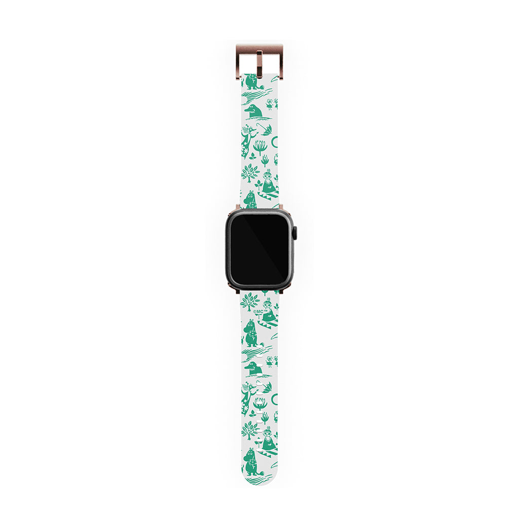 Moomins By The Sea Green Apple Watch Band