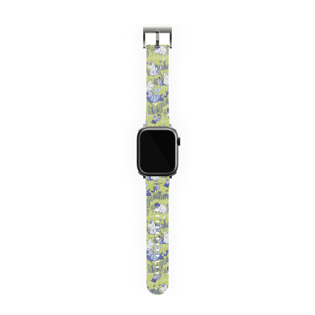 Moomin Garden Life Montage Apple Watch Band
