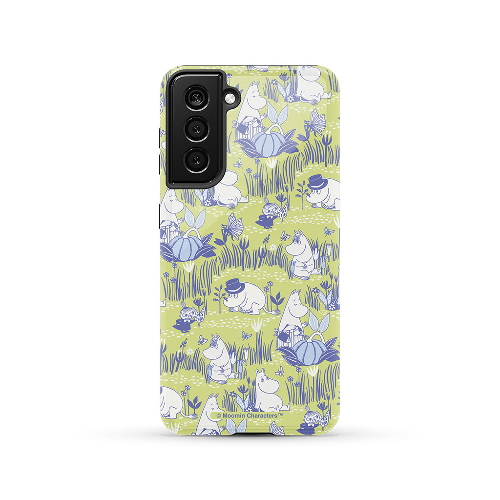 Moomin Garden Life Montage Galaxy Tough Case