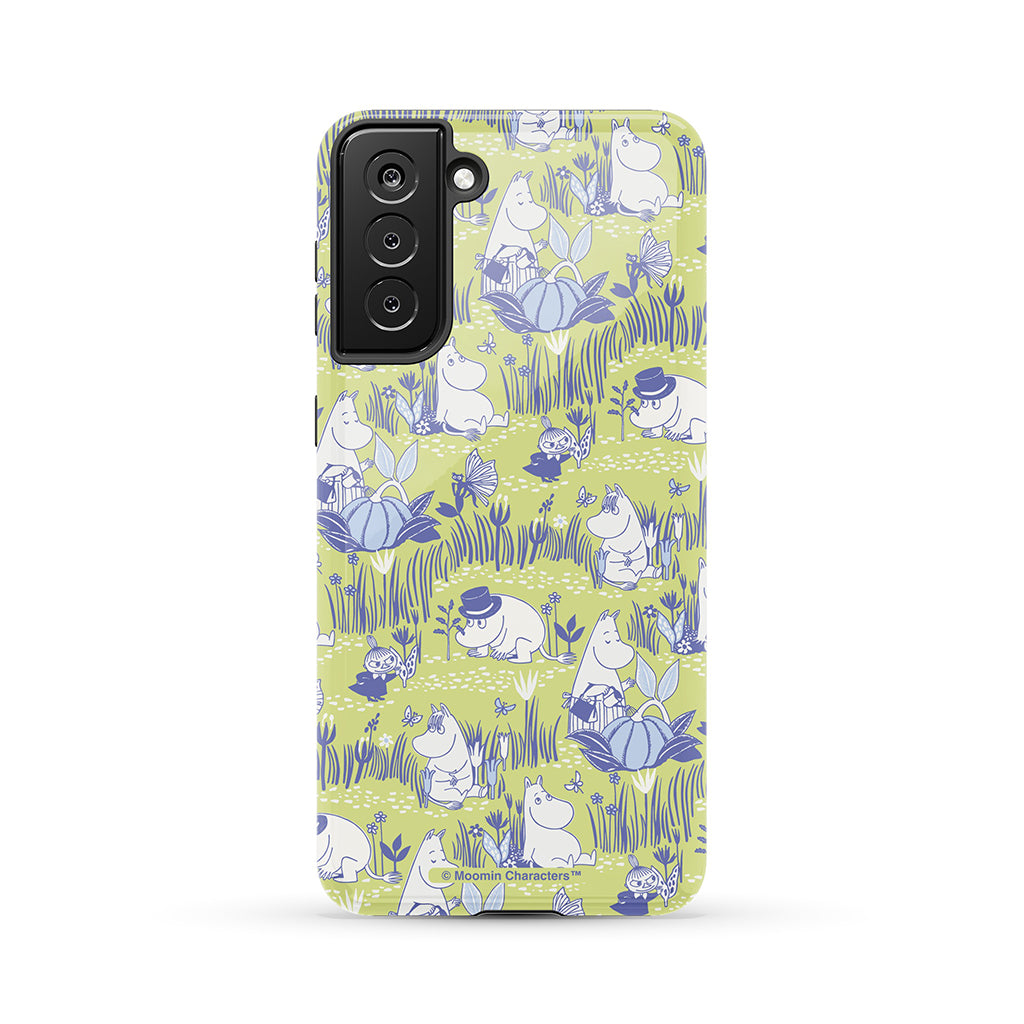 Moomin Garden Life Montage Galaxy Tough Case
