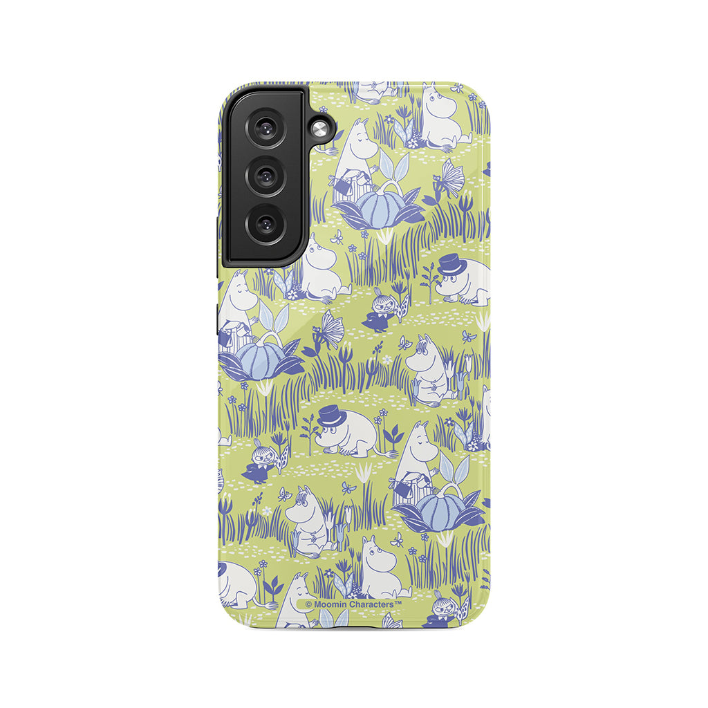 Moomin Garden Life Montage Galaxy Tough Case
