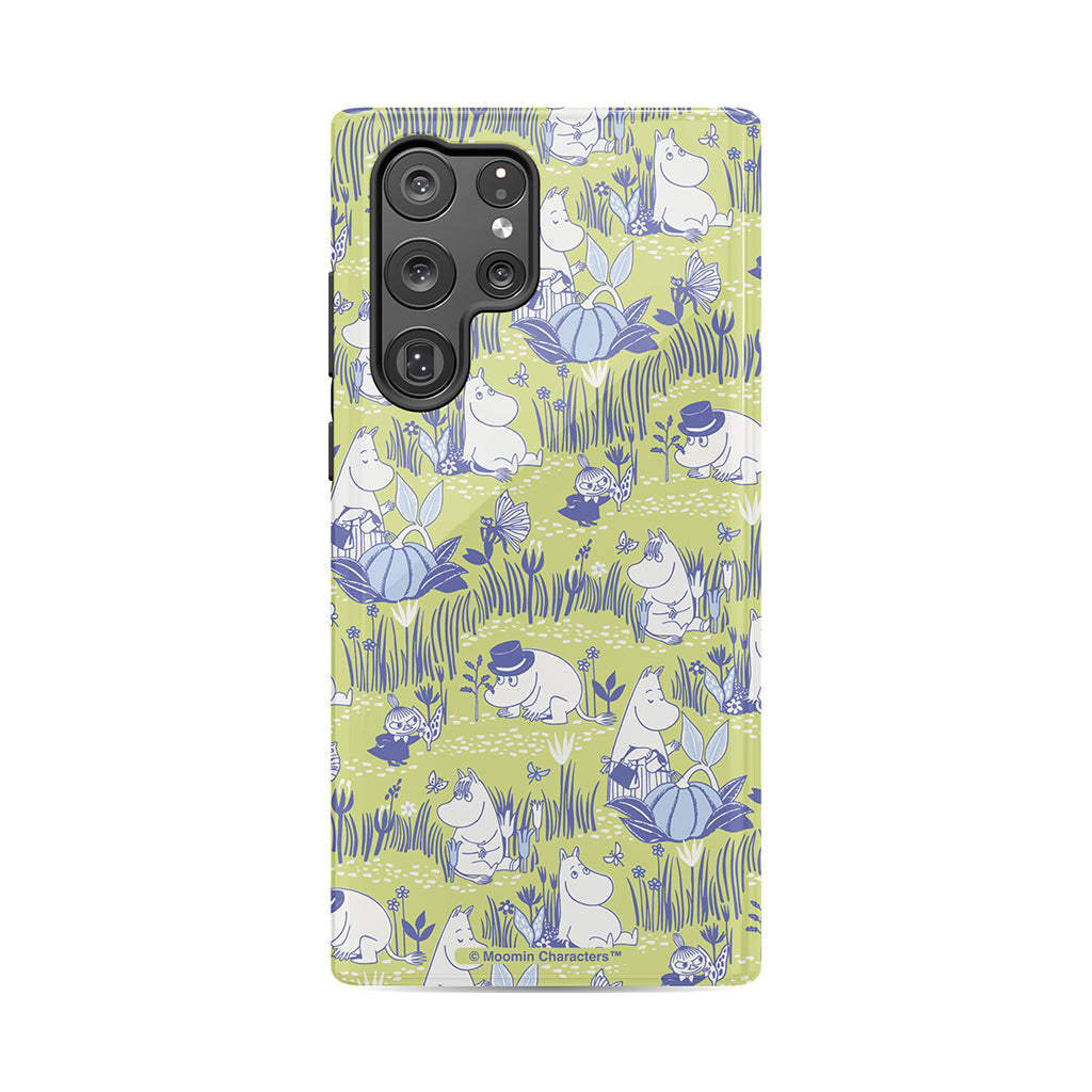 Moomin Garden Life Montage Galaxy Tough Case