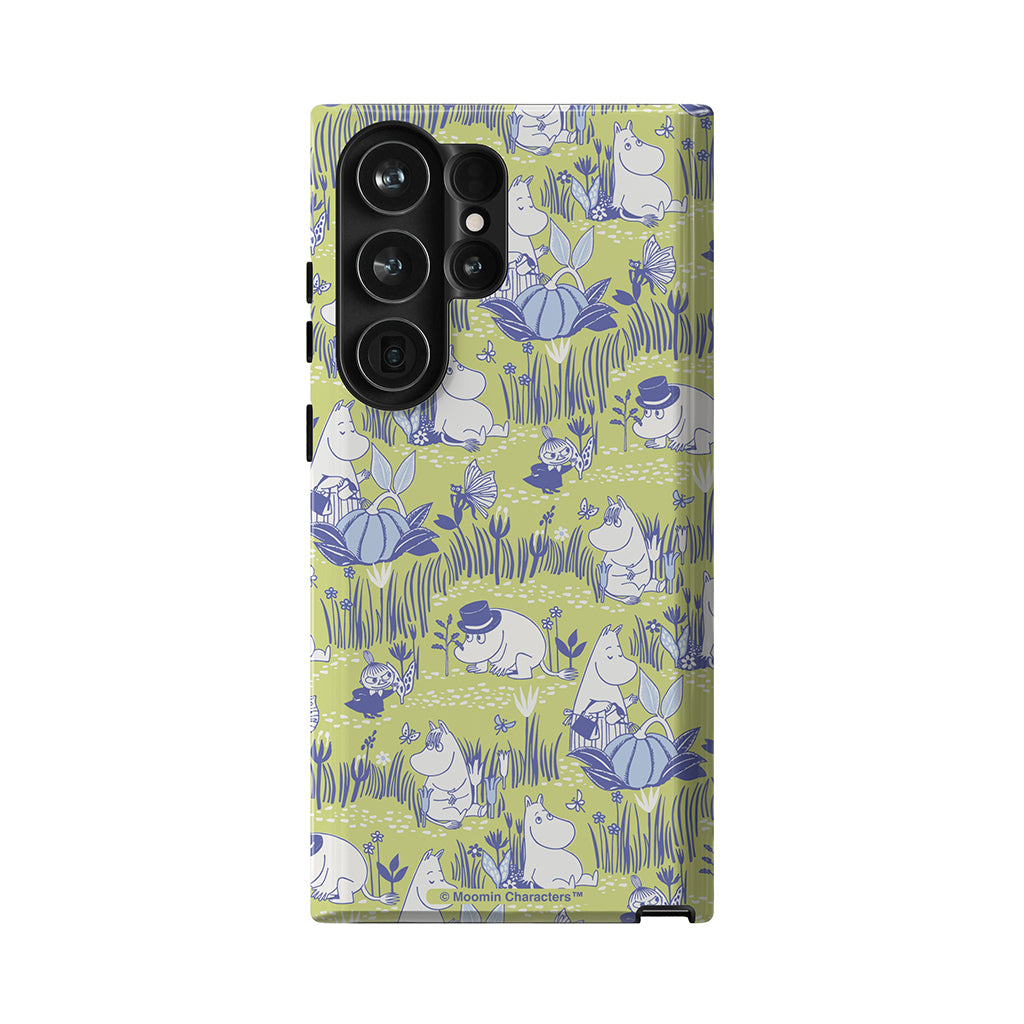 Moomin Garden Life Montage Galaxy Tough Case