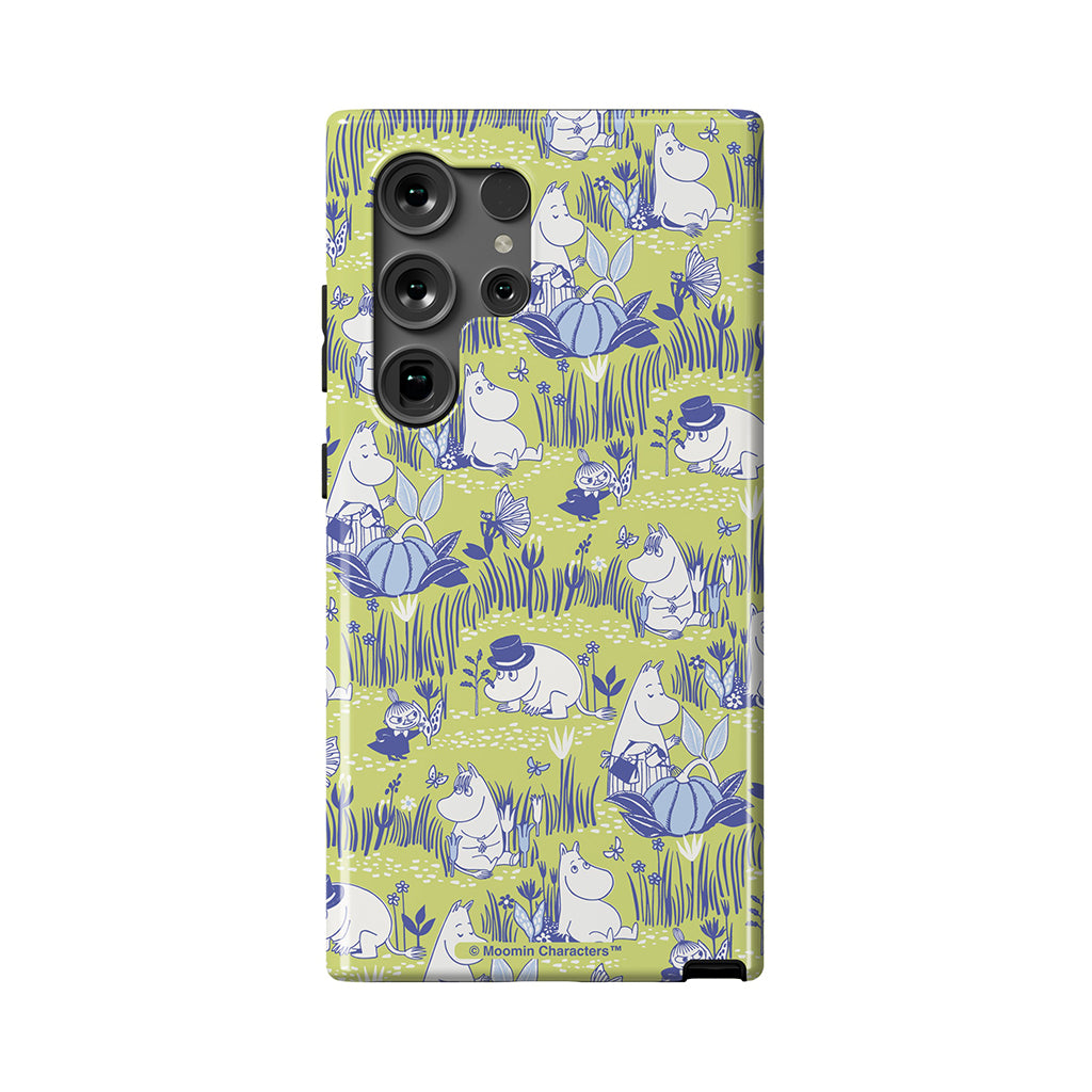 Moomin Garden Life Montage Galaxy Tough Case