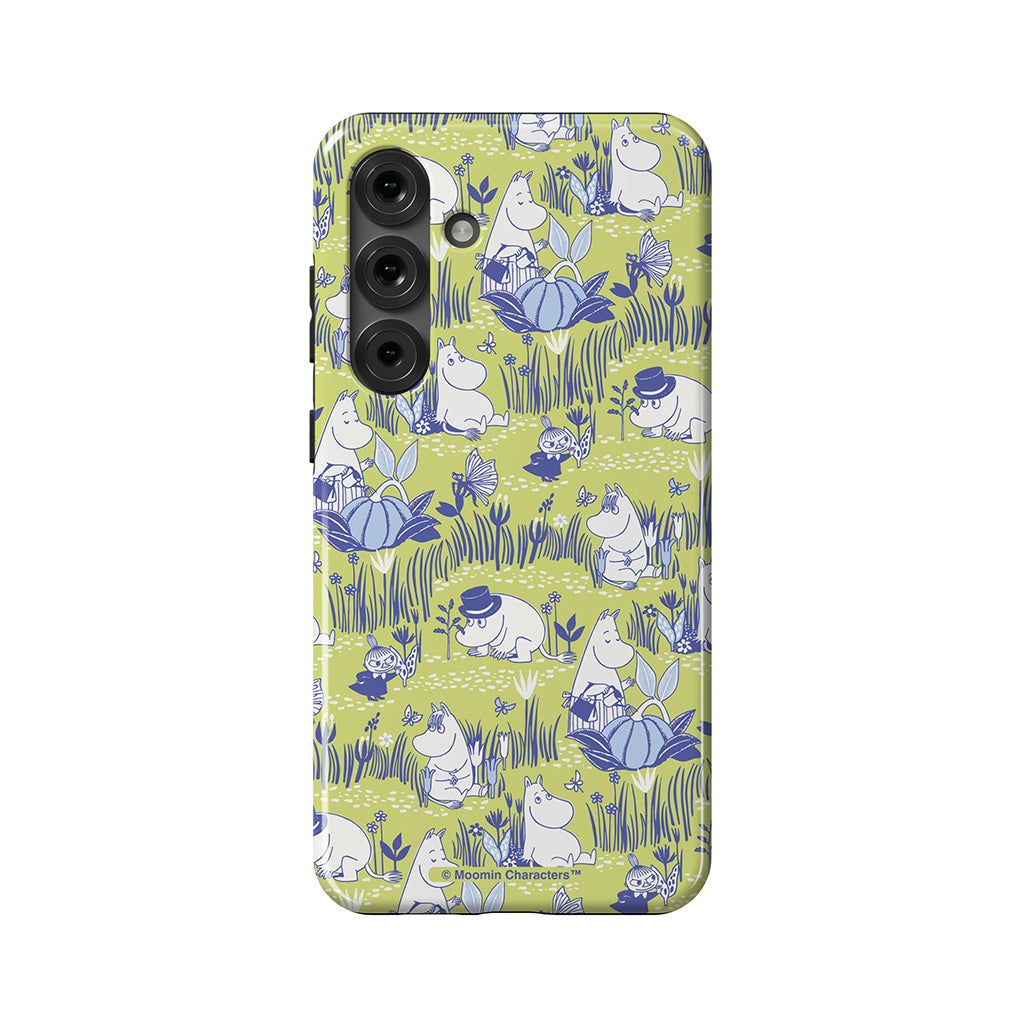 Moomin Garden Life Montage Galaxy Tough Case