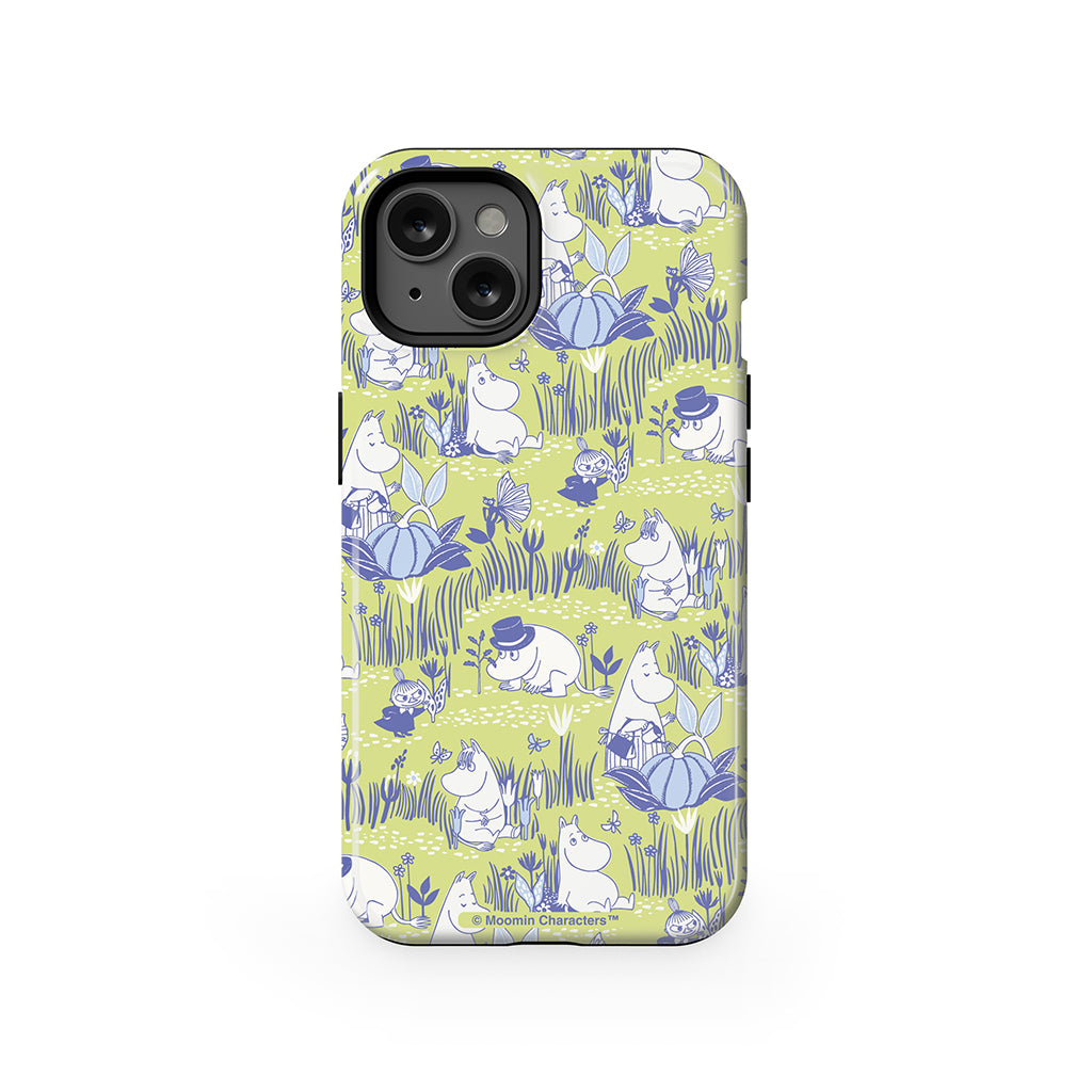 Moomin Garden Life Montage Apple iPhone Tough Case