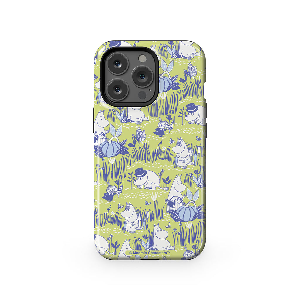 Moomin Garden Life Montage Apple iPhone Tough Case