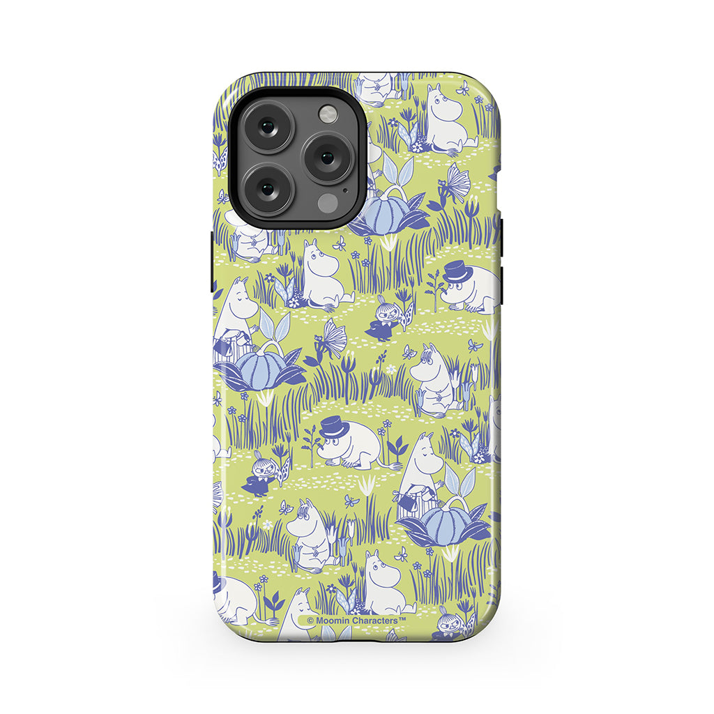 Moomin Garden Life Montage Apple iPhone Tough Case