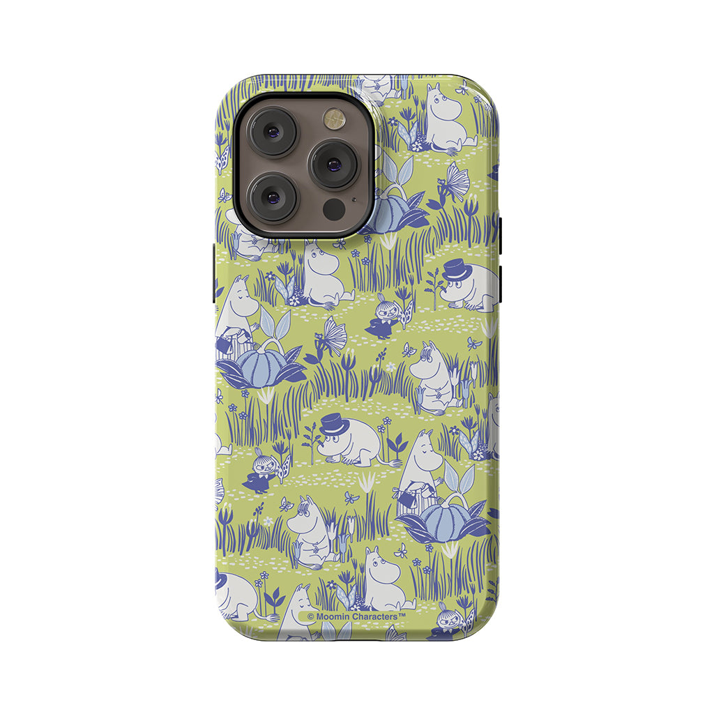 Moomin Garden Life Montage Apple iPhone Tough Case