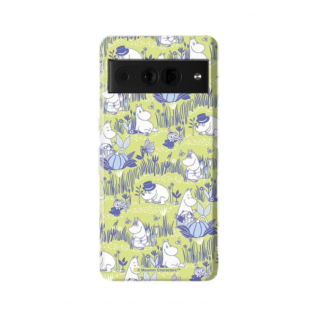 Moomin Garden Life Montage Google Pixel Tough Case