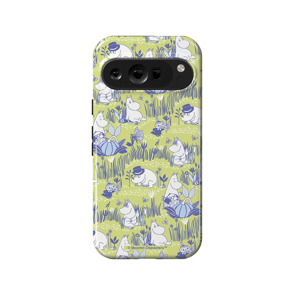 Moomin Garden Life Montage Google Pixel Tough Case