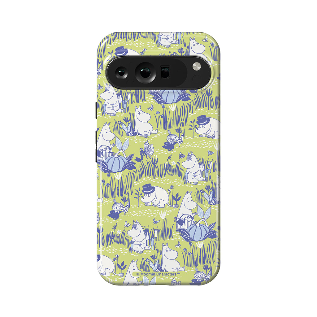 Moomin Garden Life Montage Google Pixel Tough Case