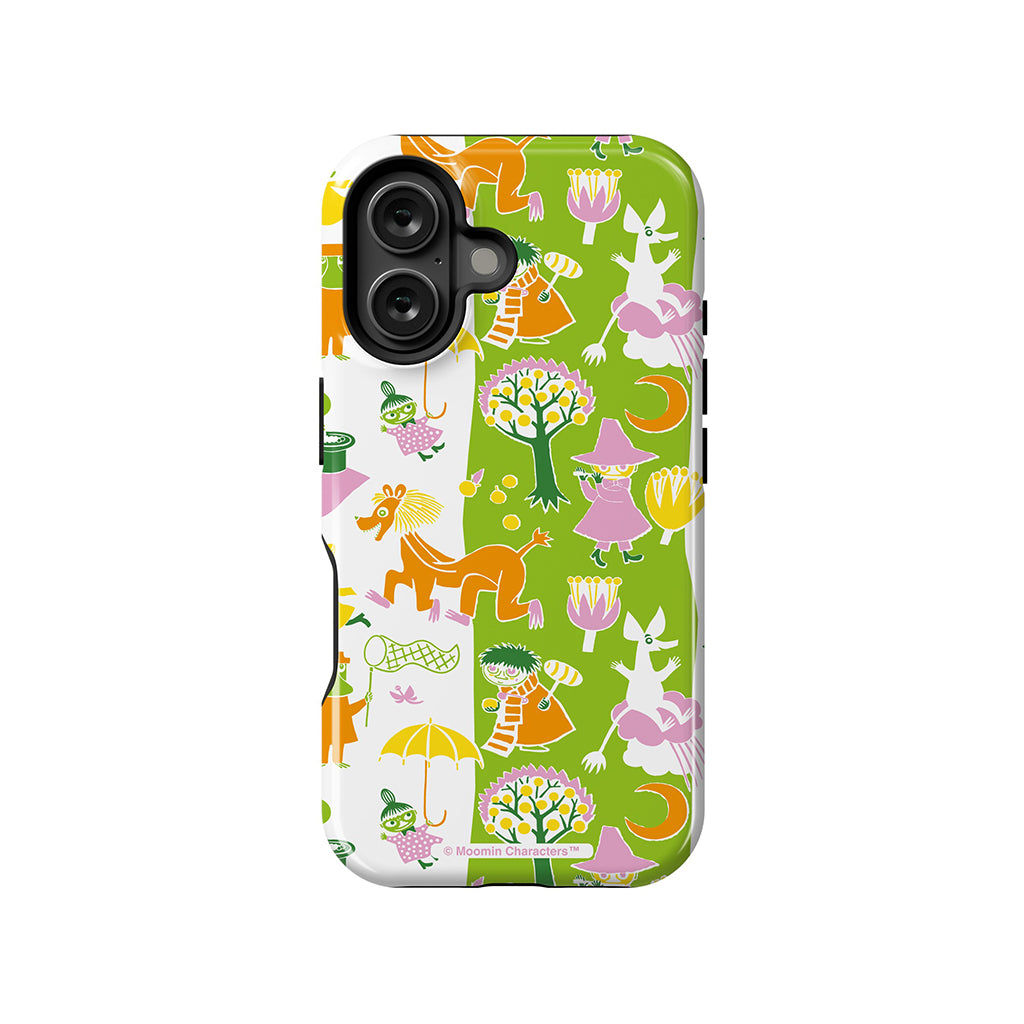 Moomins Fun In The Sun Apple iPhone MagSafe Tough Case - Casestry | Moomin Shop US