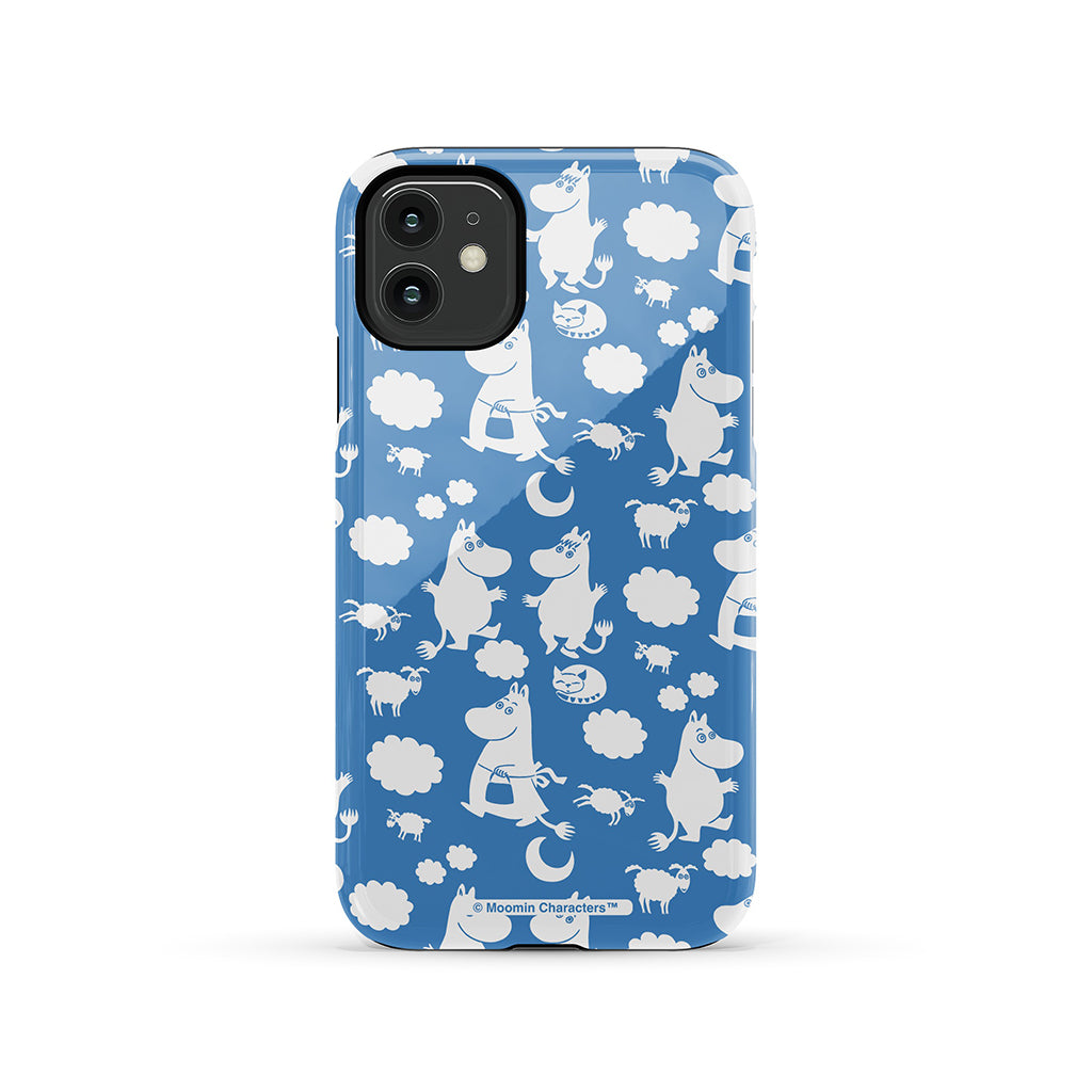 Moomins In The Clouds Apple iPhone Tough Case