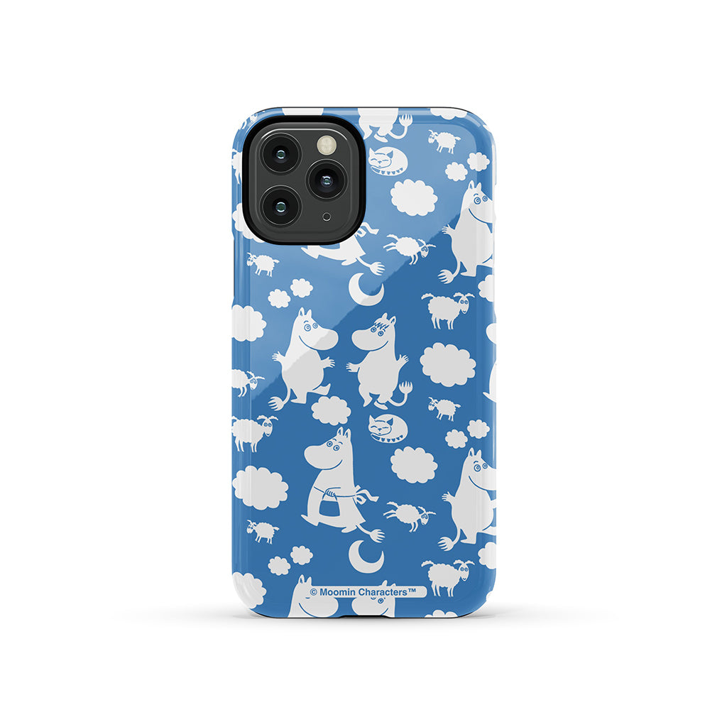 Moomins In The Clouds Apple iPhone Tough Case