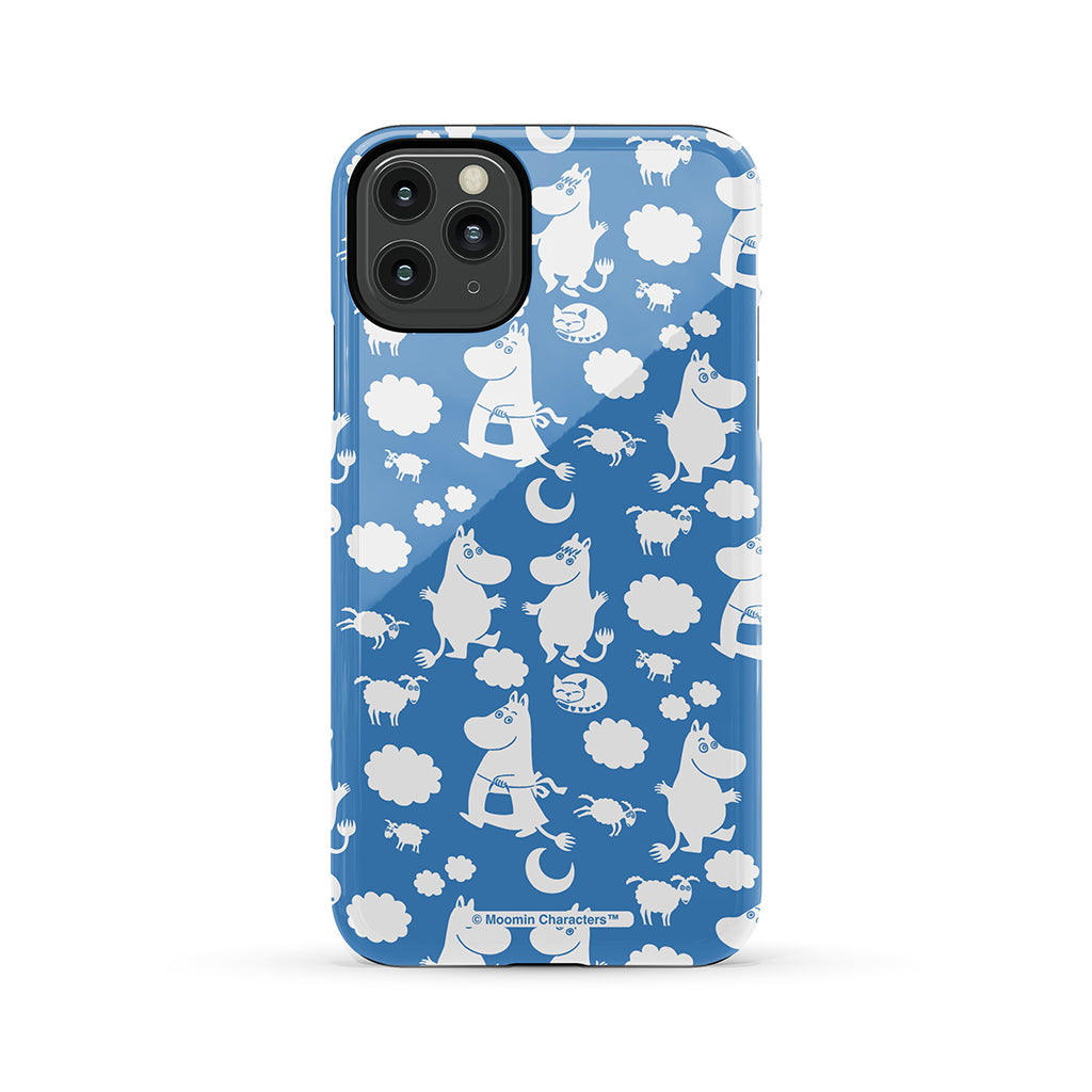 Moomins In The Clouds Apple iPhone Tough Case
